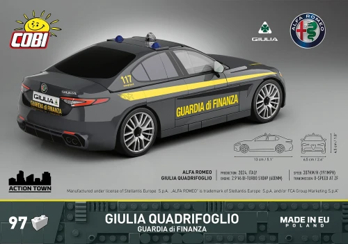 Cobi Alfa Romeo Giulia Quadrifoglio Guardia di Finanza 4.webp