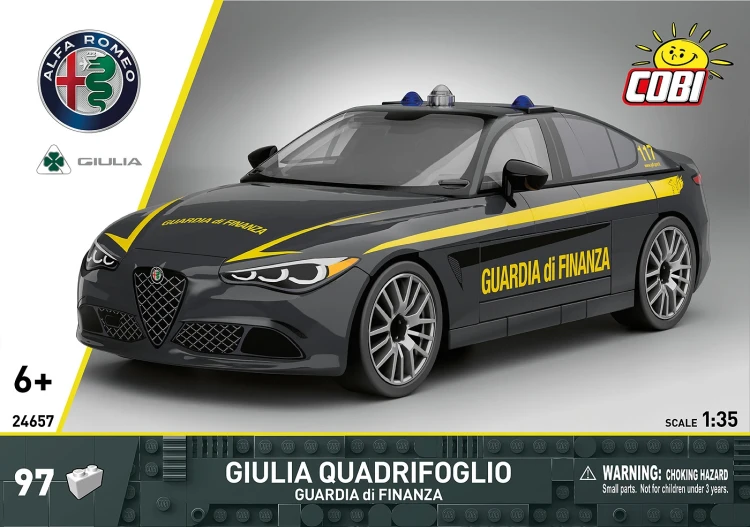 Cobi Alfa Romeo Giulia Quadrifoglio Guardia di Finanza 3.webp