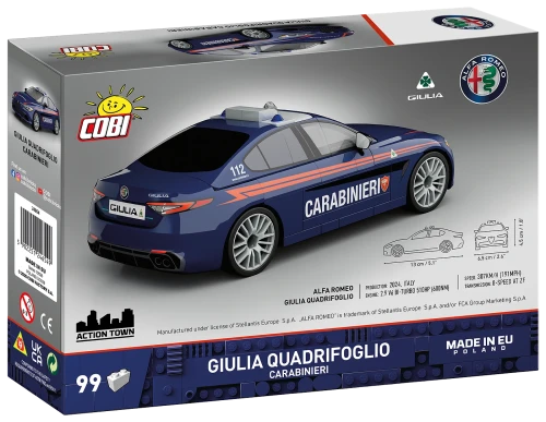 Cobi Alfa Romeo Giulia Quadrifoglio CARABINIERI 5.webp