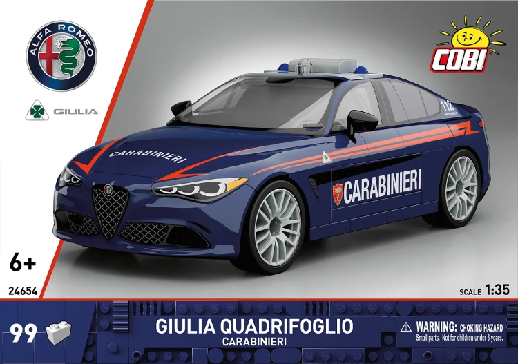 Cobi Alfa Romeo Giulia Quadrifoglio CARABINIERI 3.webp