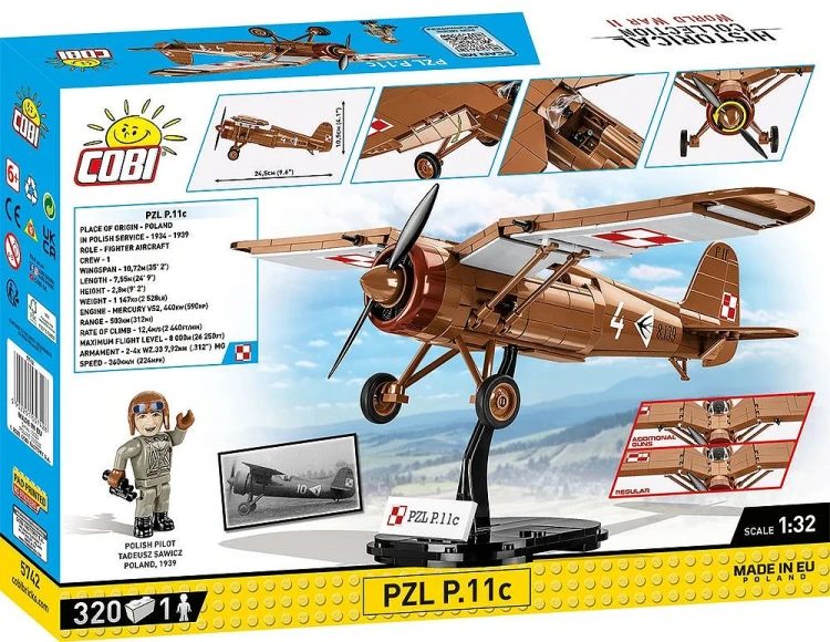 COBI Samolot PZL P.11c 8.webp
