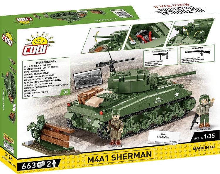 COBI Historical Collection M4A1 Sherman 7.webp