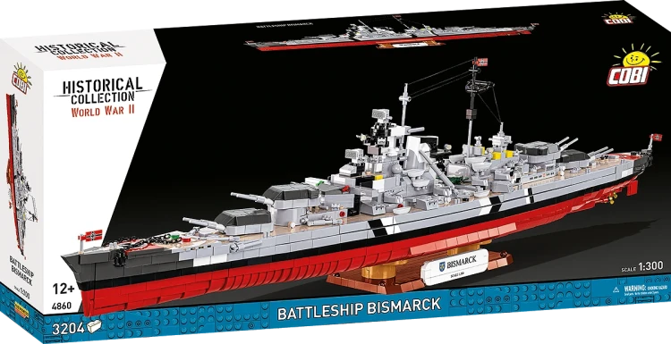 COBI Historical Collection WWII - Battleship Bismarck 5.webp