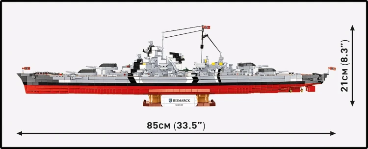 COBI Historical Collection WWII - Battleship Bismarck 3.webp