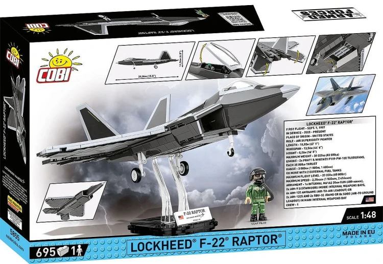 Cobi Armed Forces Lockheed F-22 Raptor 7.webp