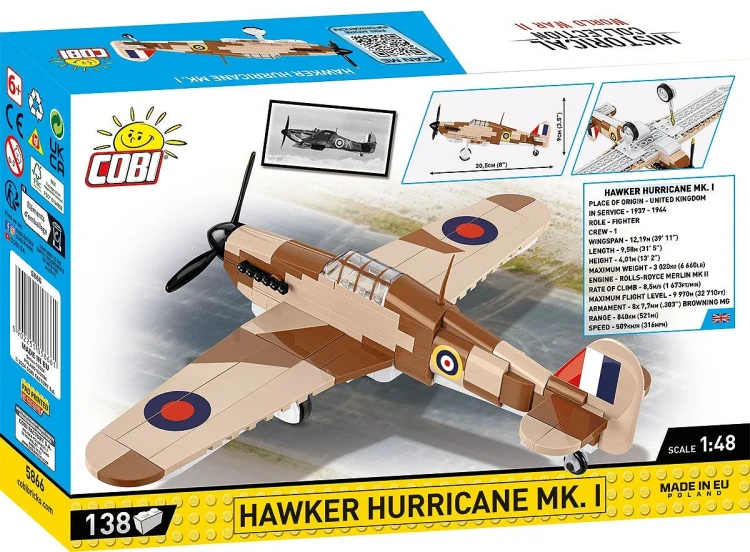 COBI HC WWII Hawker Hurricane Mk. I 5.webp
