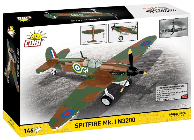 COBI Historical Collection Spitfire Mk. I N3200 5.webp