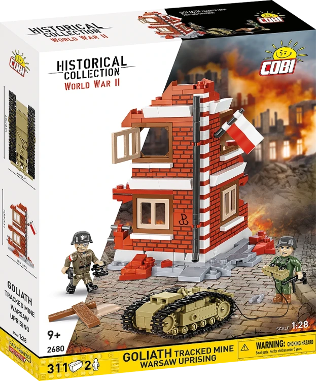 COBI Goliath Tracked Mine from Warsaw Uprising 4.webp