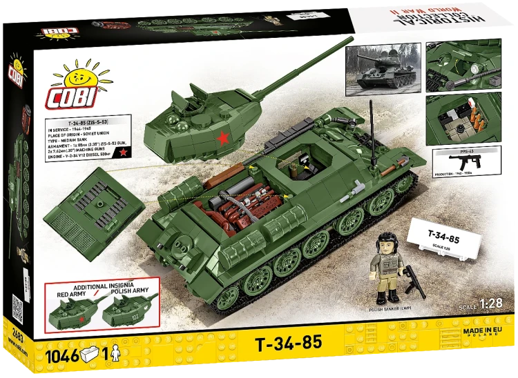 COBI T34-85 2 in 1 - PL and ZSRR 7.webp