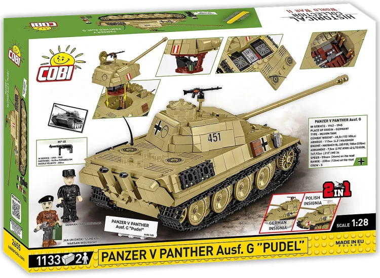 COBI Historical Collection Panzer V PANTHER Ausf. G 8.webp
