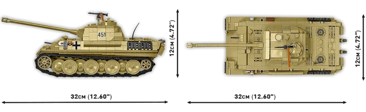 COBI Historical Collection Panzer V PANTHER Ausf. G 6.webp