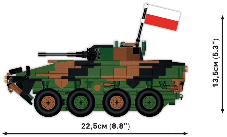 Cobi Armed Forces KTO Rosomak (2 in1 PL UKR) 6.webp