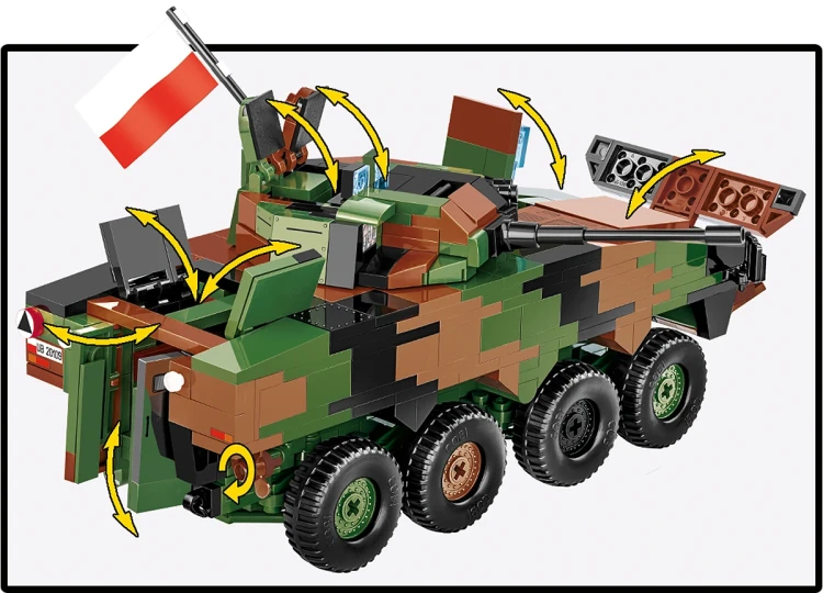 Cobi Armed Forces KTO Rosomak (2 in1 PL UKR) 5.webp