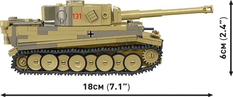 COBI Historical Collection Panzer VI Tiger I no 131 3.webp