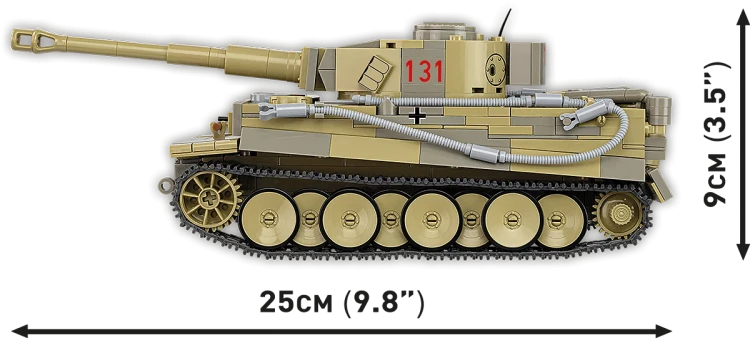 COBI Historical Collection Panzer VI TIGER I 131 6.webp