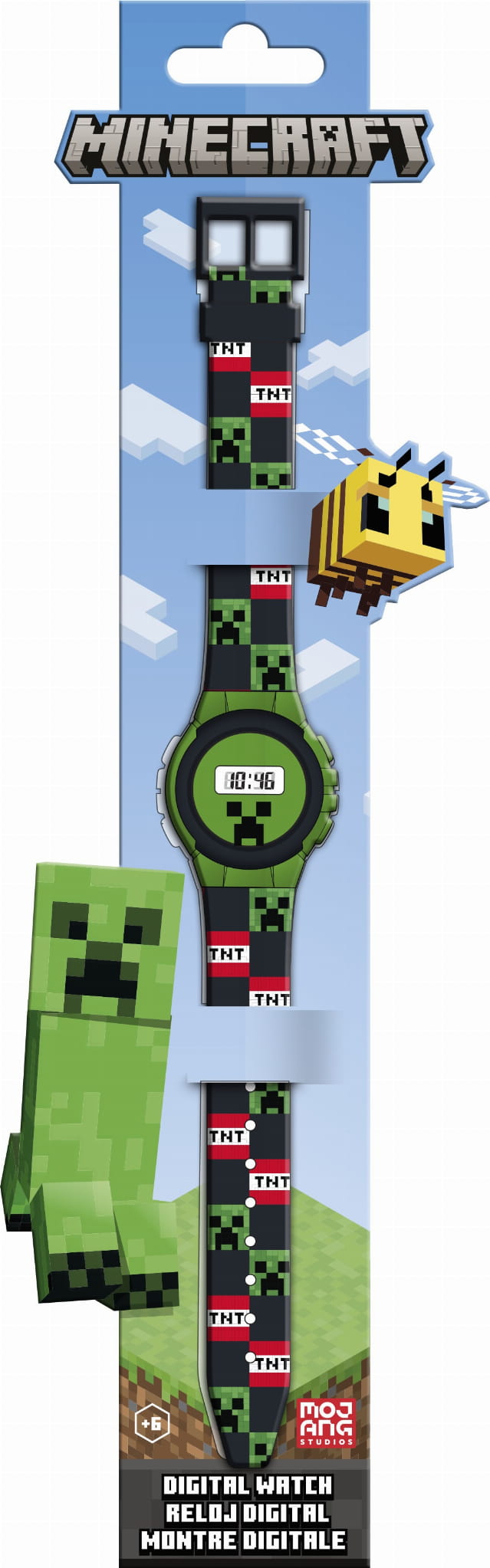 Zegarek cyfrowy KE02 ECO Minecraft MIN4223 - Kids Euroswan