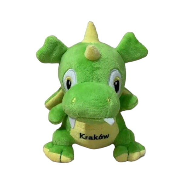 Pluszowy Smok Kraków 26cm zielony