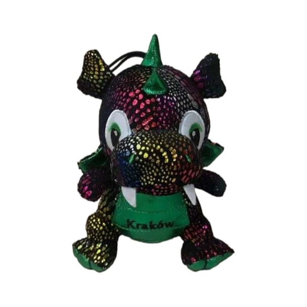 Pluszowy Smok Kraków 26cm gradientowy błyszczący
