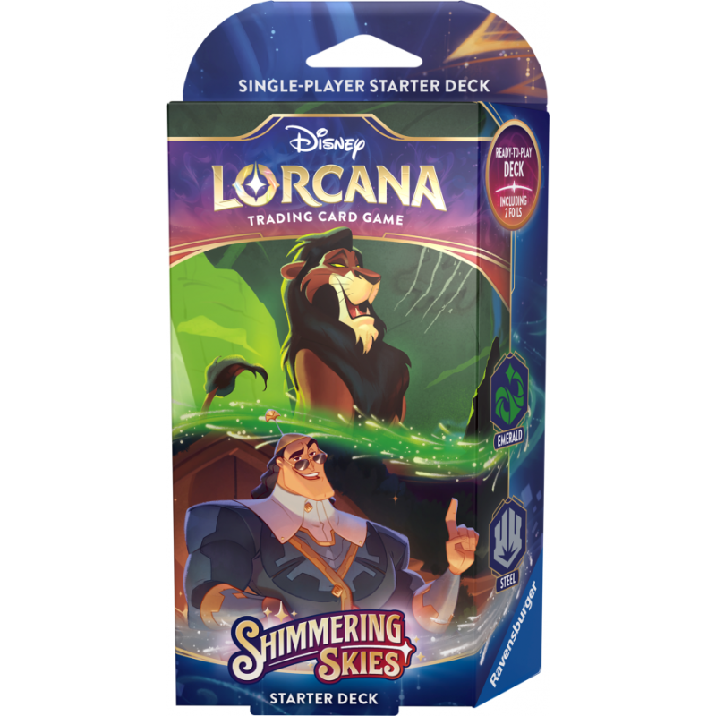 Disney Lorcana: Shimmering Skies - Starter Deck Emerald Steel