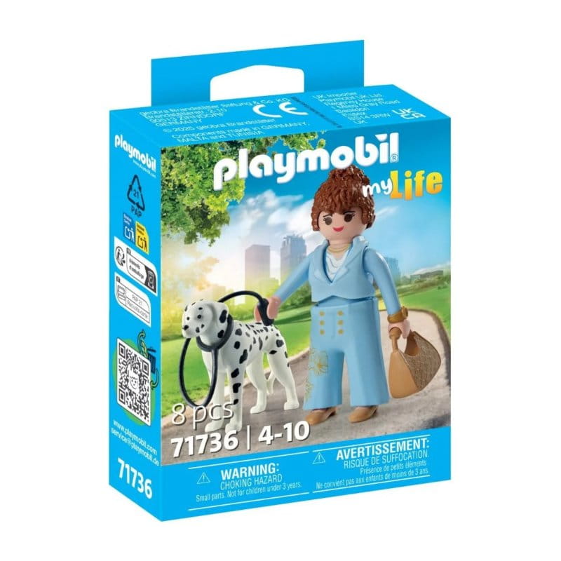 Playmobil My Life 71736 Kobieta z dalmatyńczykiem