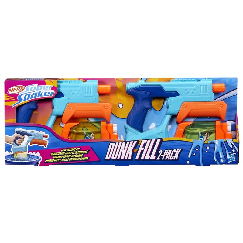 Nerf Super Soaker Dunk Fill 2pak, pistolet na wodę - Hasbro