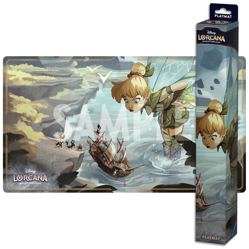 Disney Lorcana: Ursula's Return Playmat Tinker Bell Mr.Puggy