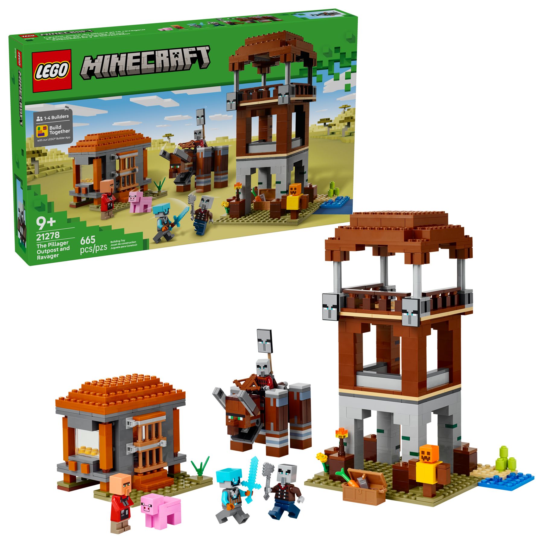 LEGO MINECRAFT 21278 Kryjówka rozbójników MrPuggy.jpg