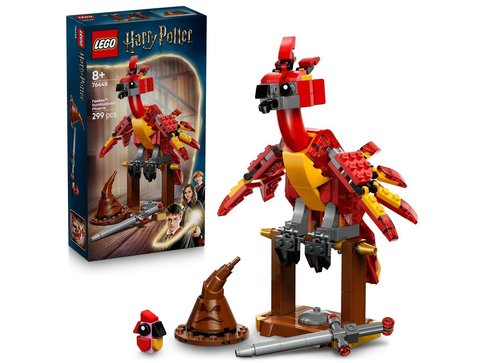 LEGO HARRY POTTER 76448 Fawkes- feniks Dumbledore MrPuggy.jpg