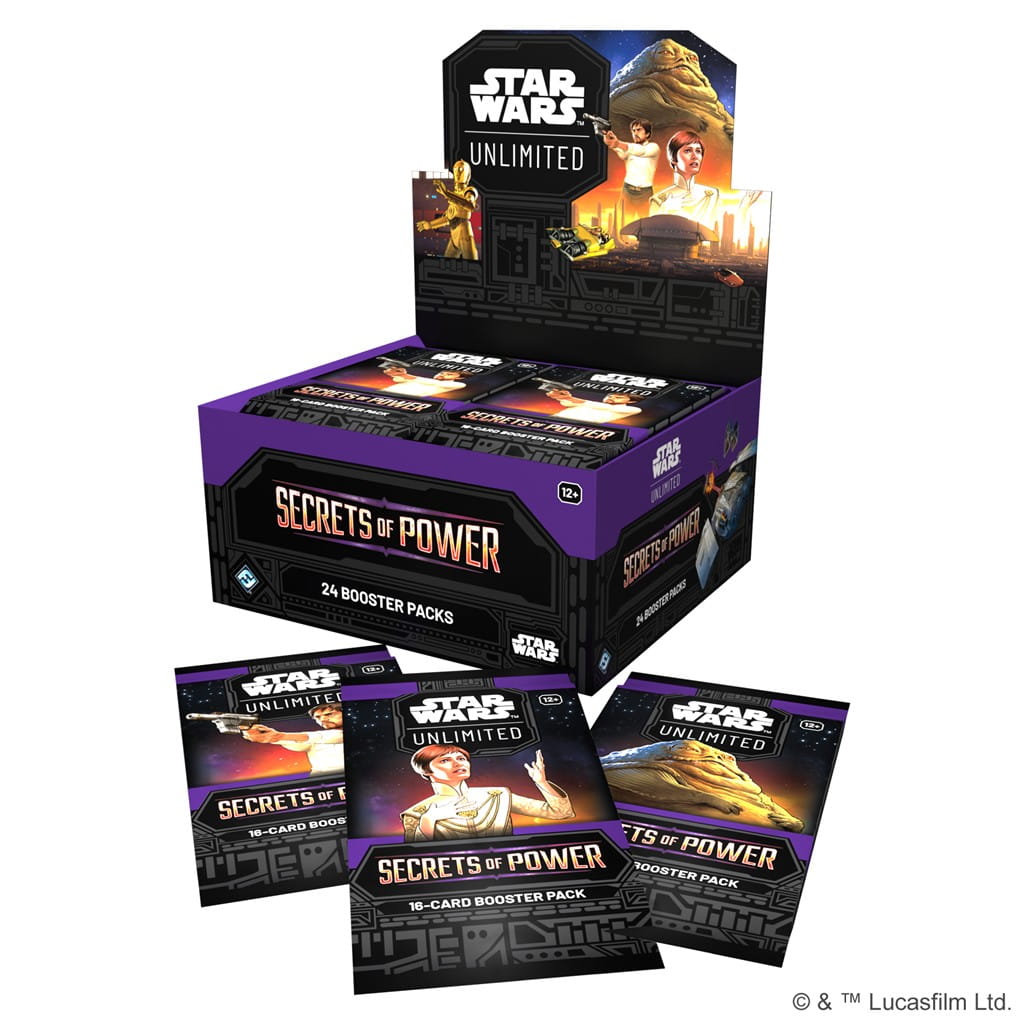 Star Wars: Unlimited – Secrets Of Power Booster Box – Factory Sealed, English