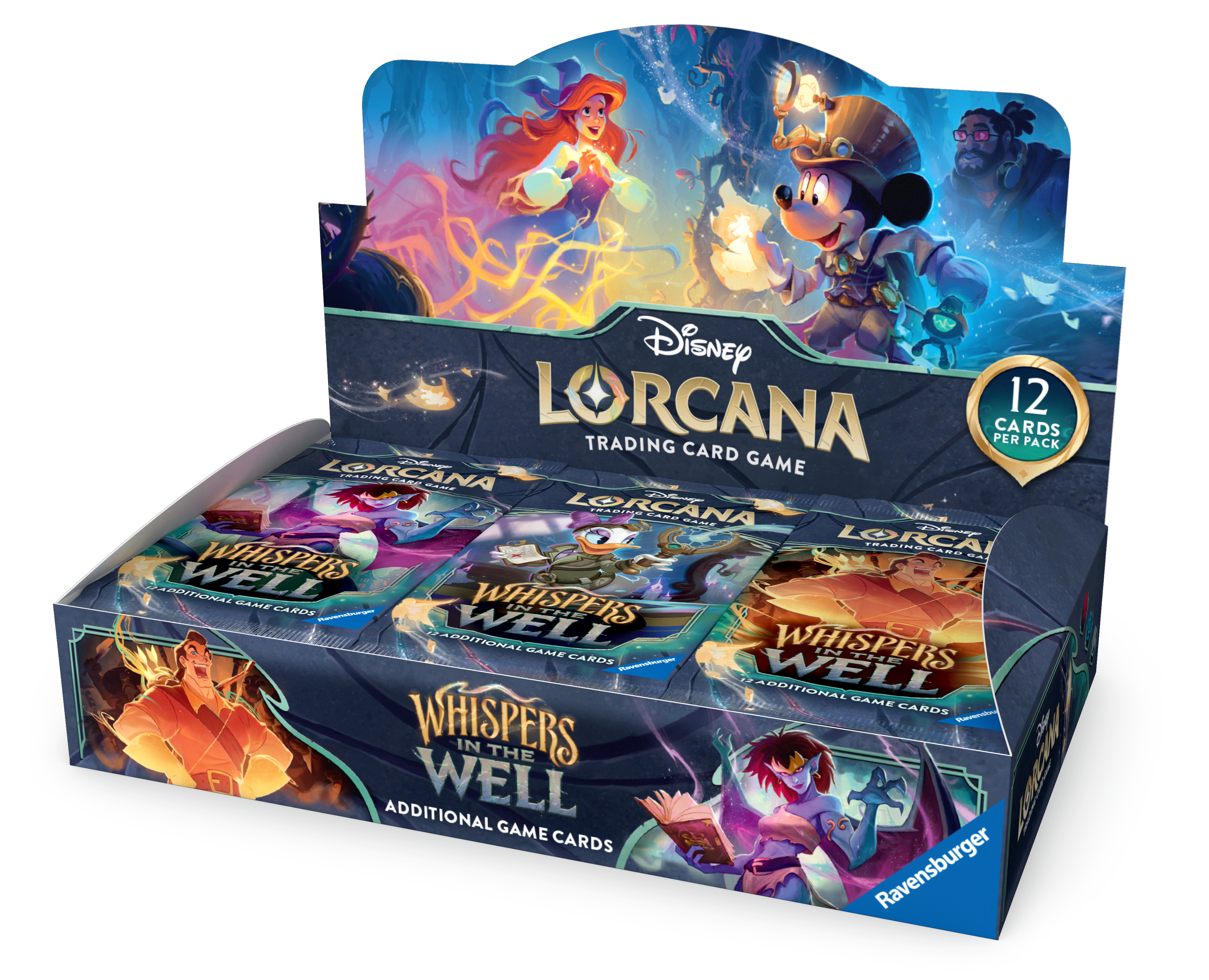 Disney Lorcana Whispers in the Well booster box – pełny zestaw kolekcjonerski