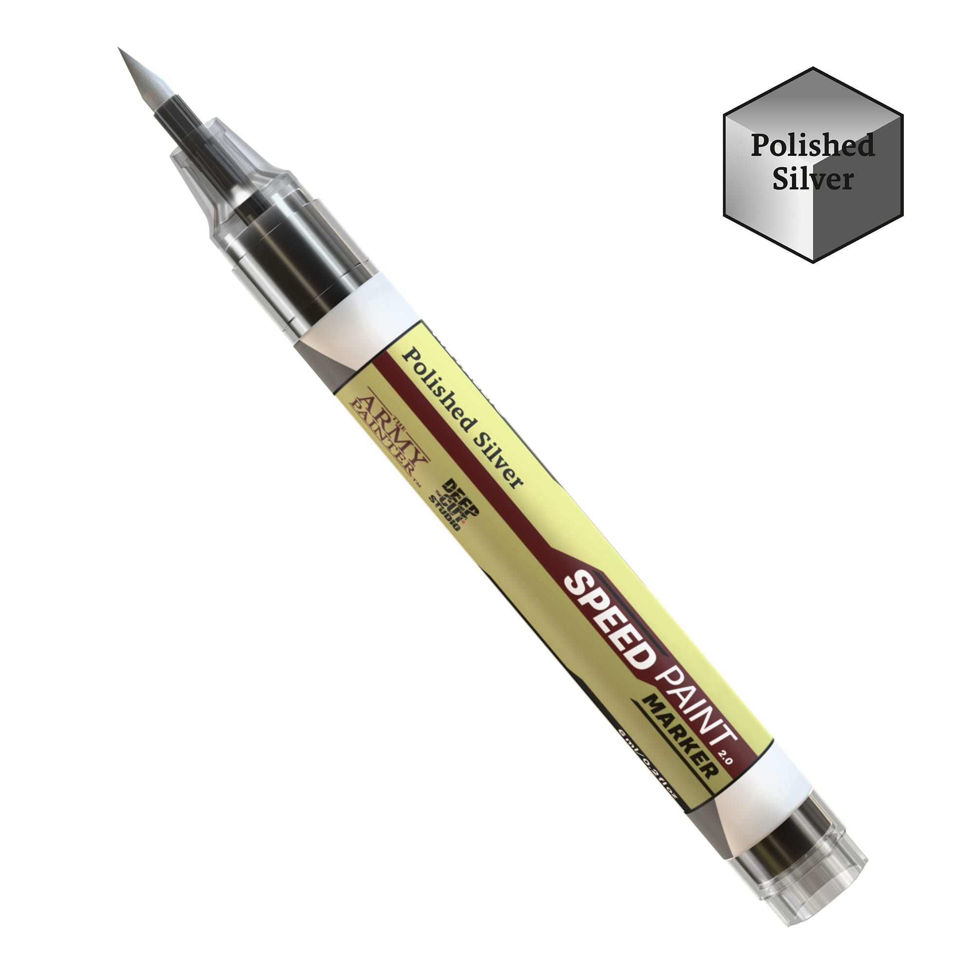 The Army Painter: Speedpaint 2.0 - Marker - Polished Silver