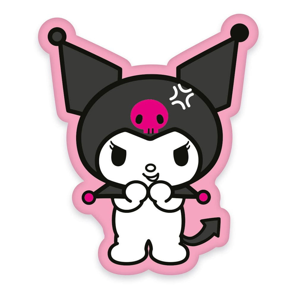Poduszka Sanrio Kuromi uśmiechnięta 36 cm.jpg