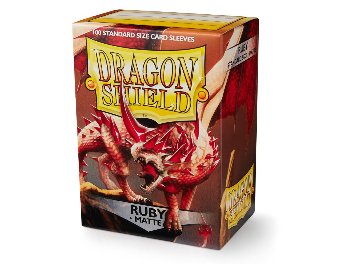 Dragon Shield Standard Sleeves - Matte Ruby (100 Sleeves) Puggy.jpg