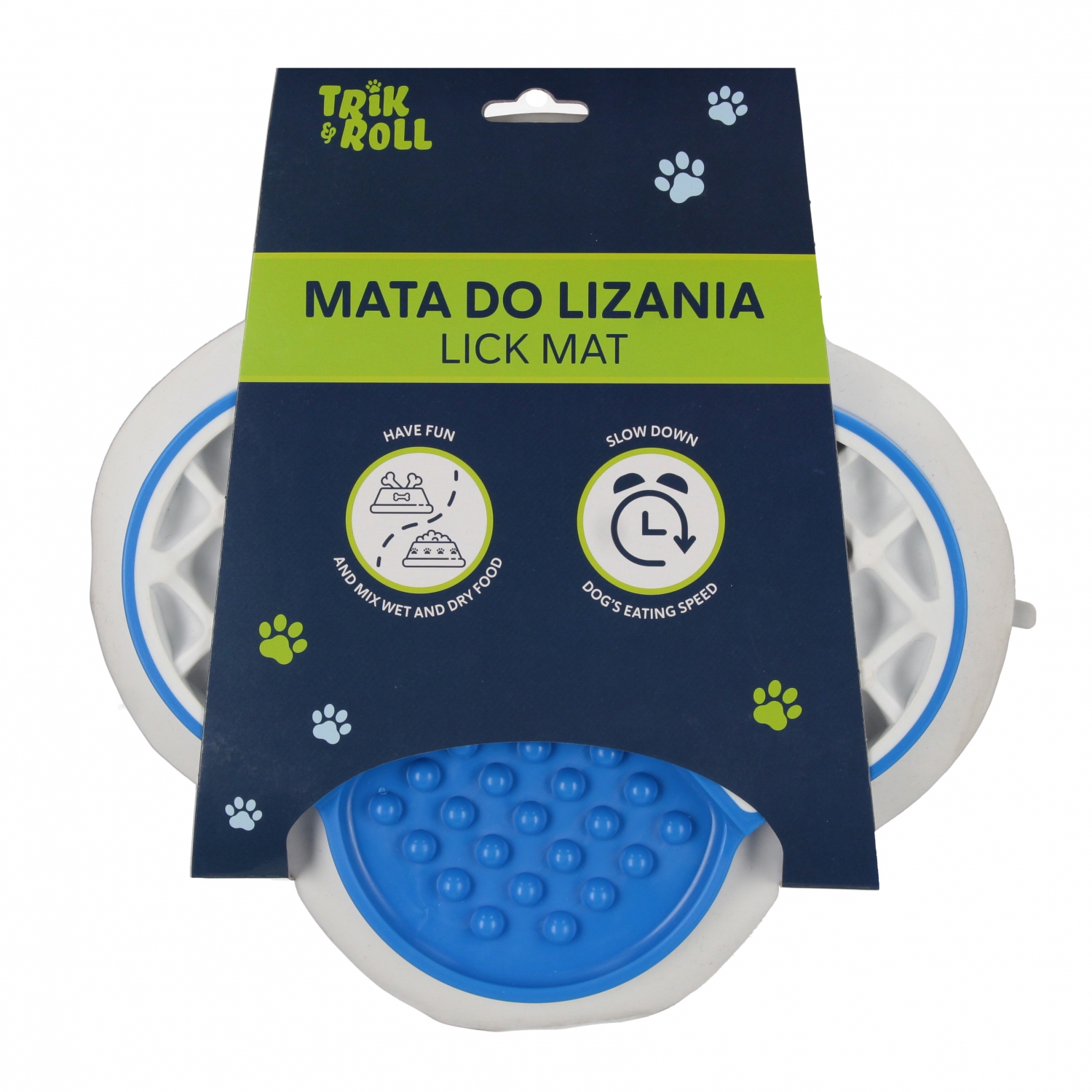 trik roll mata do lizania dla psa mr puggy