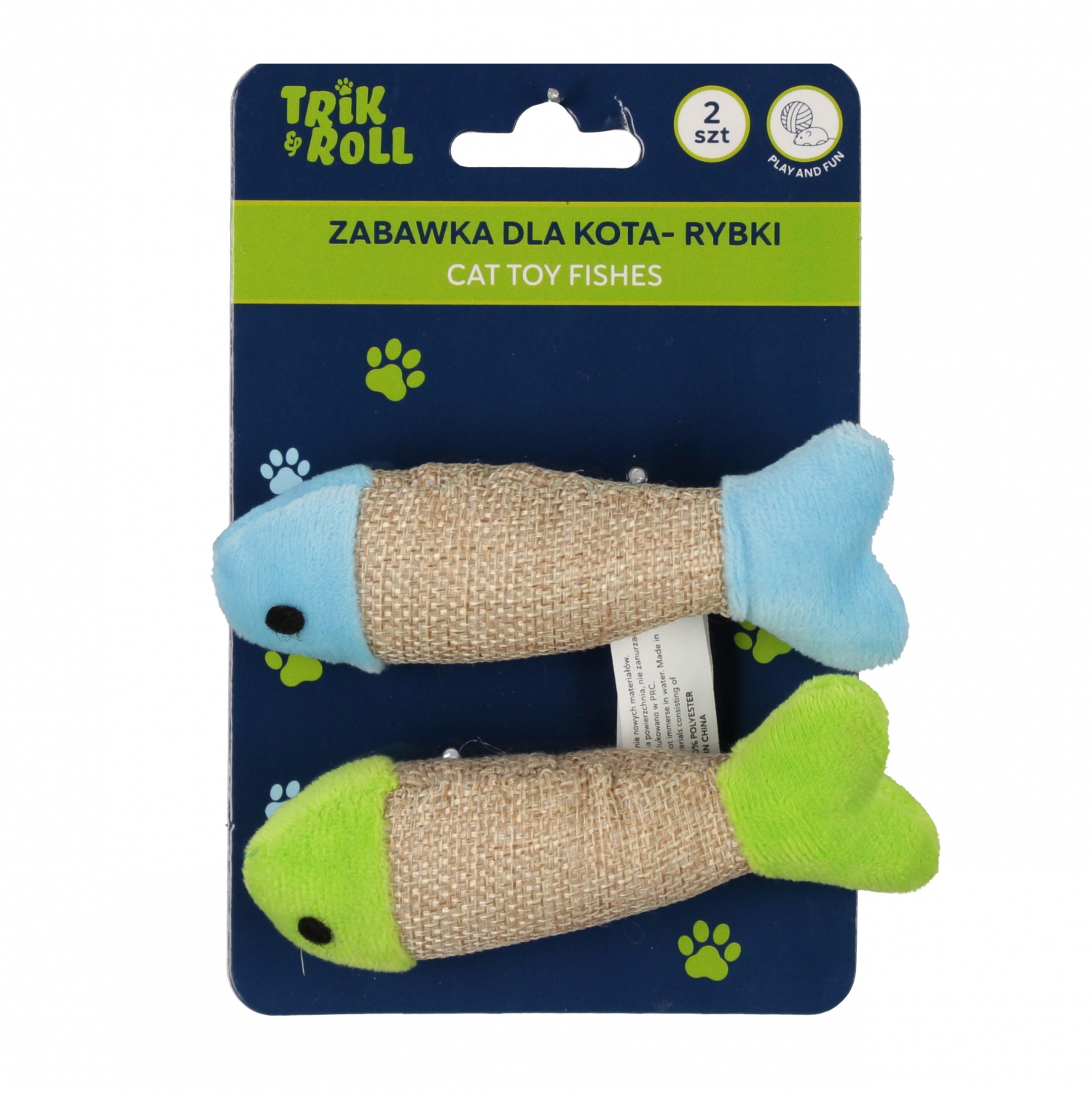 zabawka dla kota rybka mr puggy