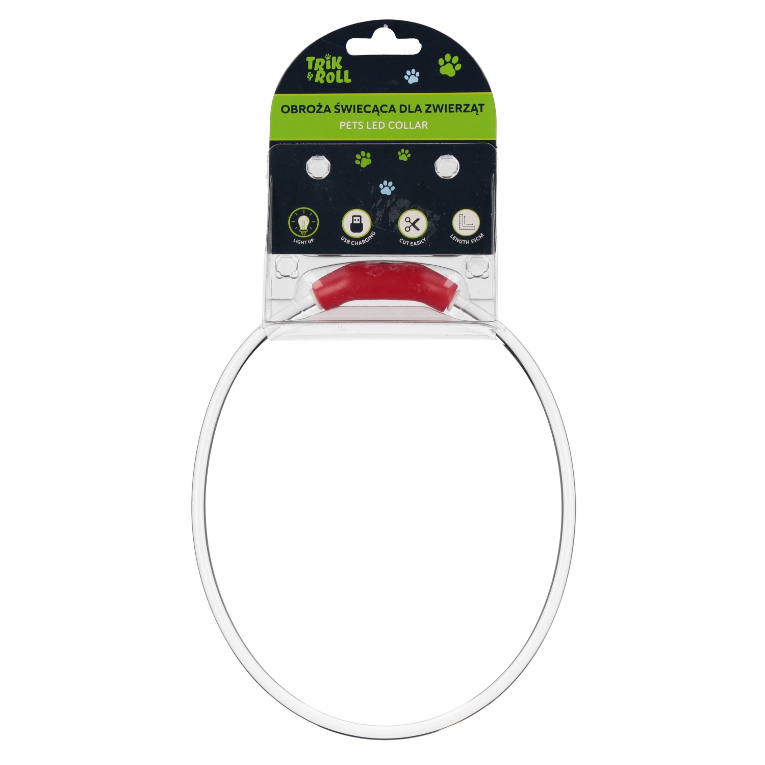 obroża led usb mr puggy
