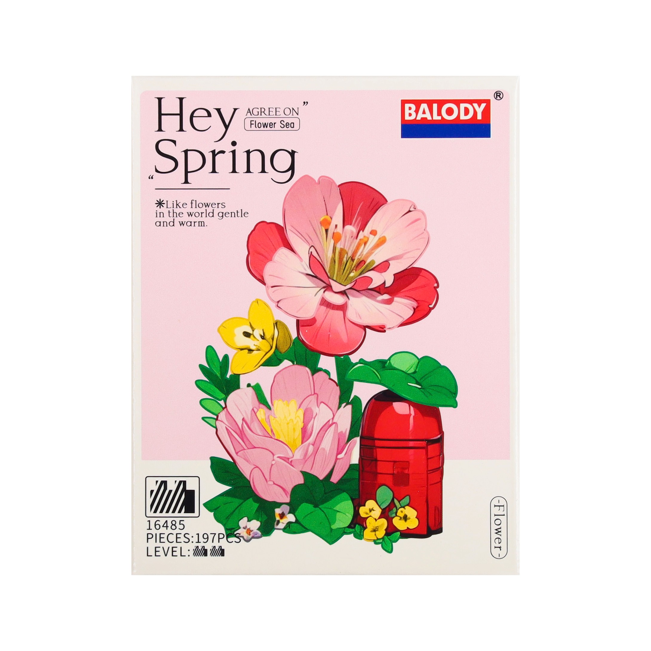 klocki kwiaty wiśnia sakura mr puggy