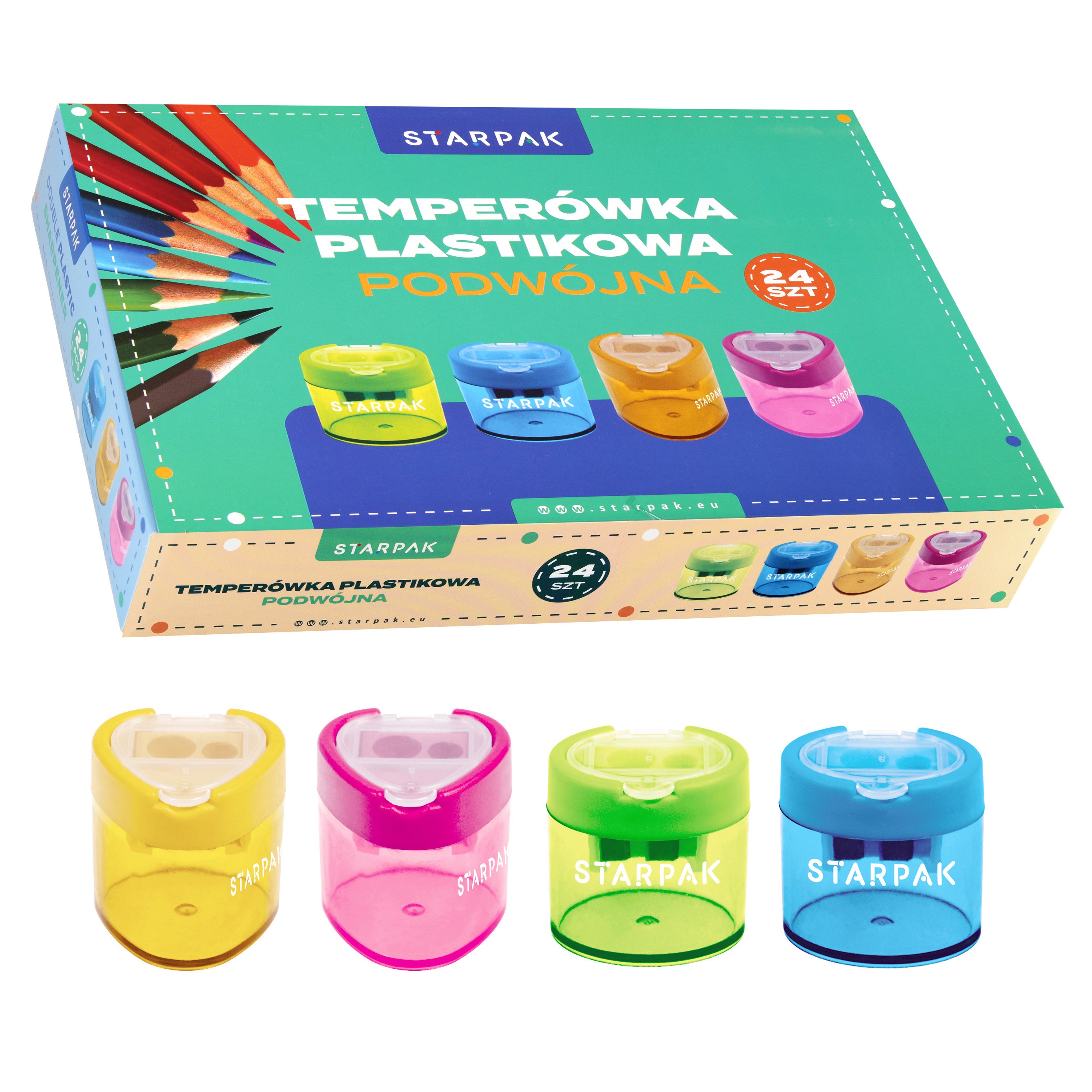 Temperówka 2 ostrza starpak