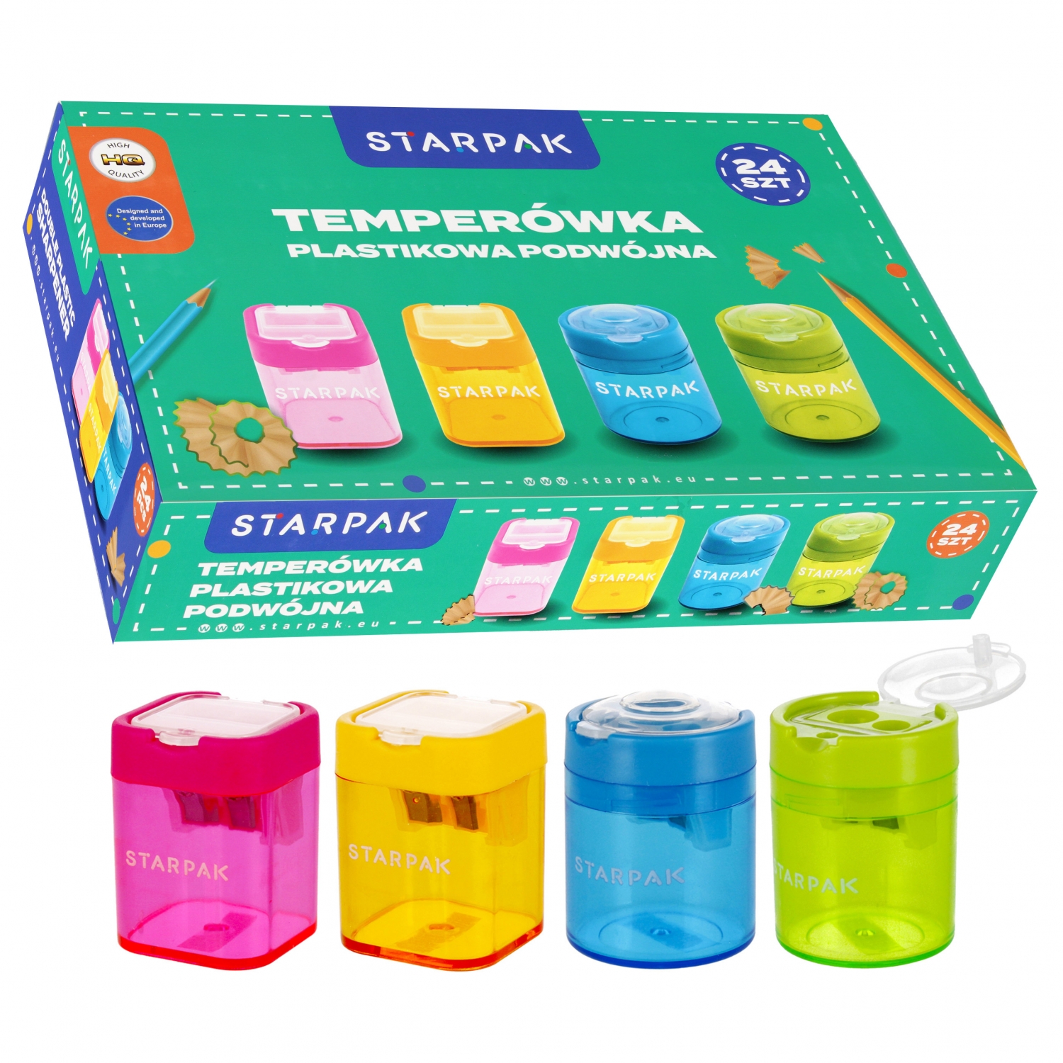 Temperówka 2 ostrza starpak
