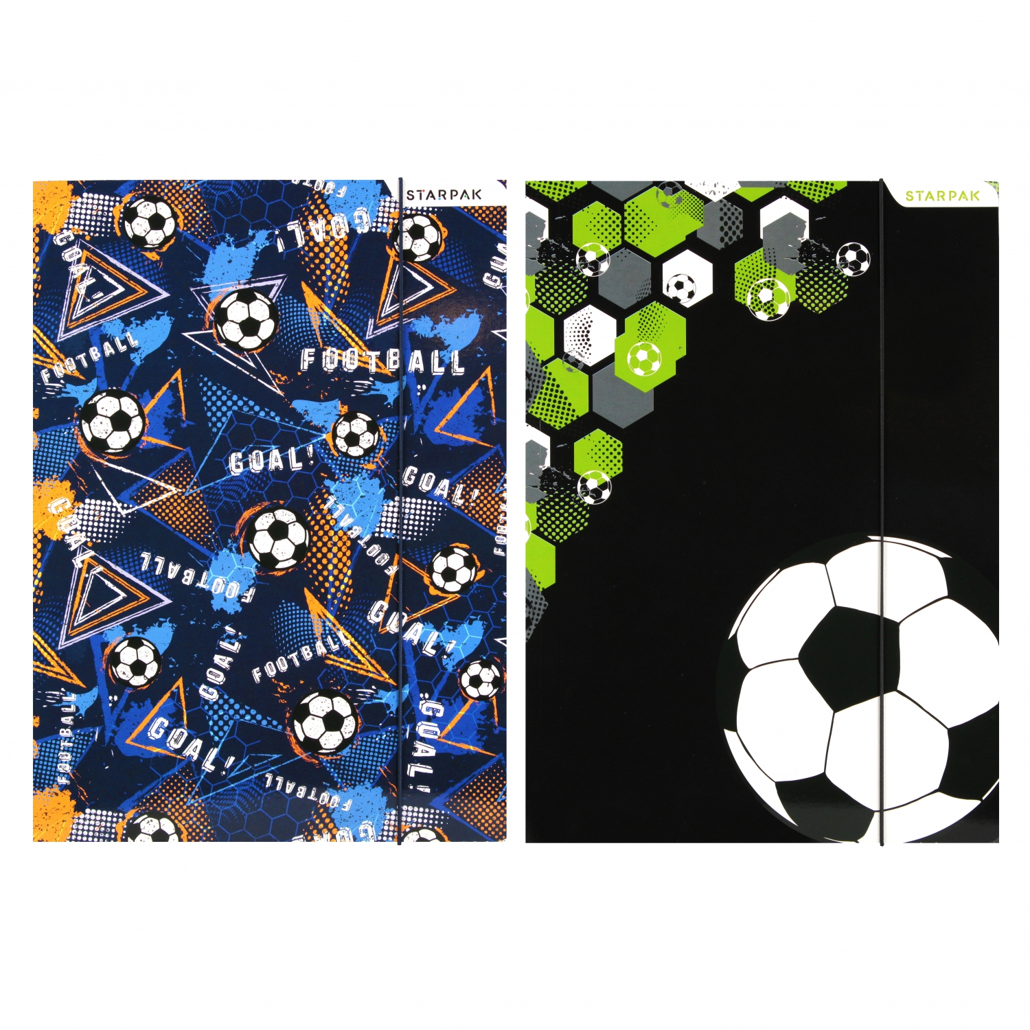 Teczka z gumką pap. A4 Football - Starpak