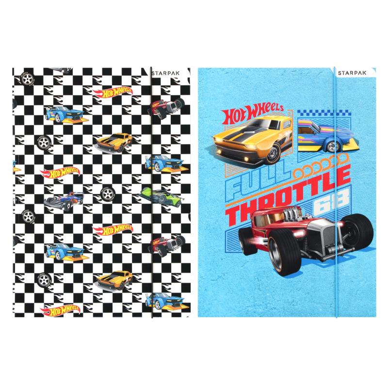 Teczka z gumką pap. A4 Hot Wheels - Starpak