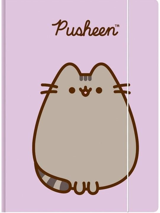 Teczka z gumką A4 Pusheen Violet.jpg
