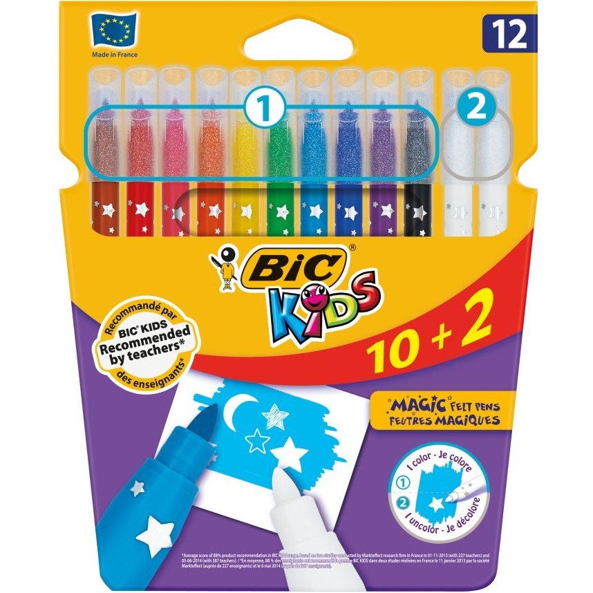 Flamastry pisaki Bic Kids Magic 10 + 2 wymazywalne.jpg