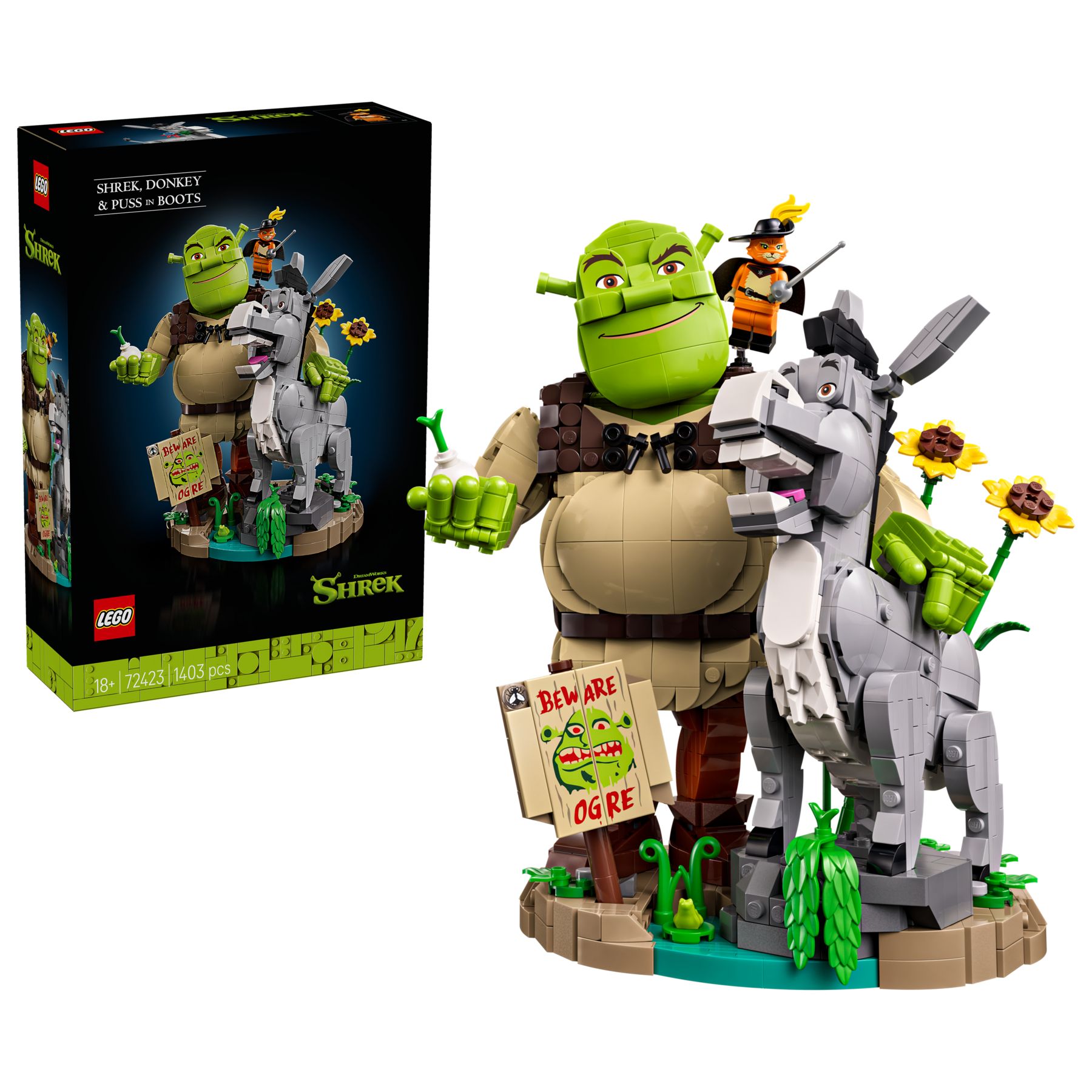 LEGO SHREK 72423 Shrek, Osioł i Kot w butach.jpg