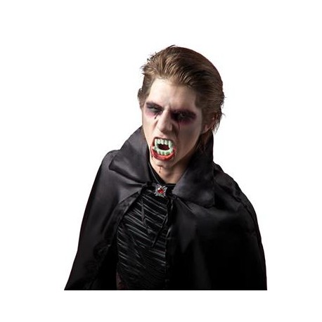 Ozdoba Halloween kły wampira świeciące w ciemności.jpg