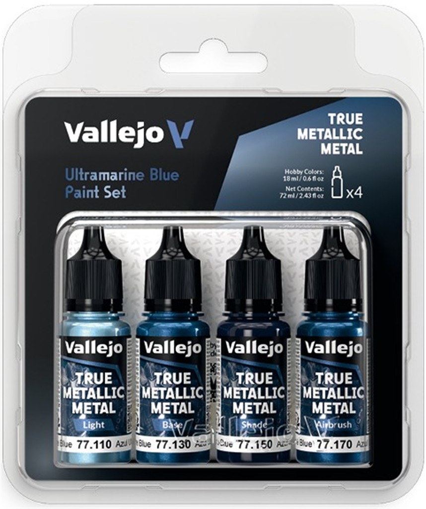 Vallejo 77.263 - True Metallic Metal - Ultramarine Blue Paint Set.jpg