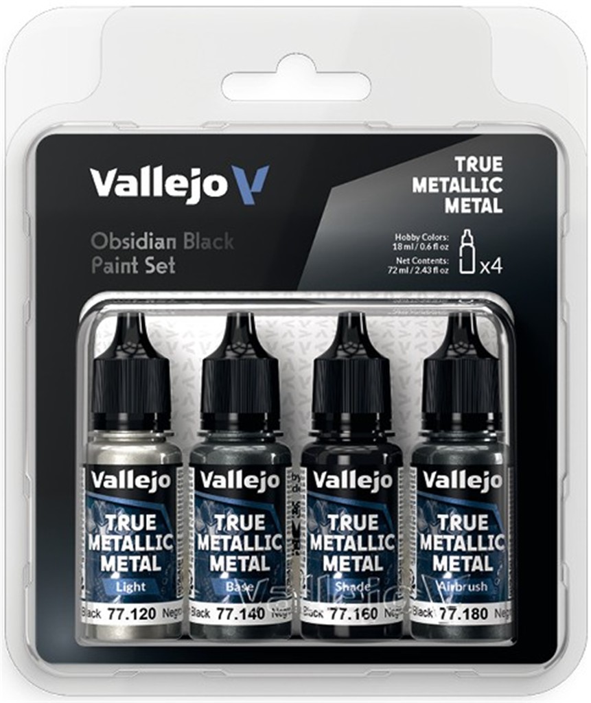 Vallejo 77.268 - True Metallic Metal - Obsidian Black Paint Set.jpg